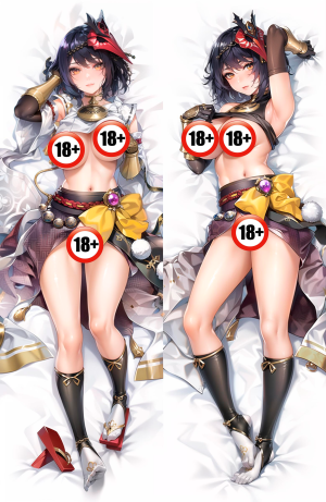 Дакимакура Genshin Impact Kujou Sara голая 18+