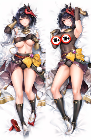 Дакимакура Genshin Impact Kujou Sara 18+