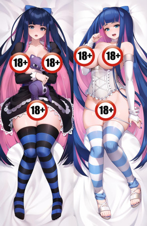 Дакимакура Panty Stocking голая 18+