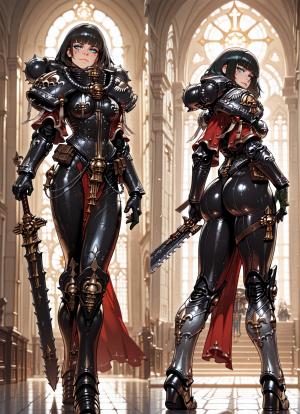 Дакимакура Adepta Sororita Warhammer 40k