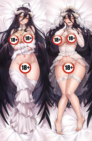 Дакимакура Overlord Albedo голая 18+