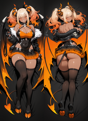 Дакимакура Balrog | Monster Girl Encyclopedia (MGE)