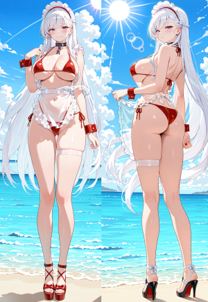 Дакимакура Belfast Азур Лейн Azur Lane