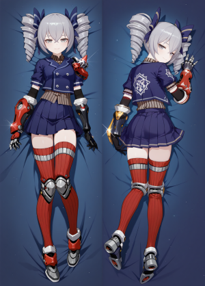 Дакимакура Броня Зайчик - Honkai Impact 3rd