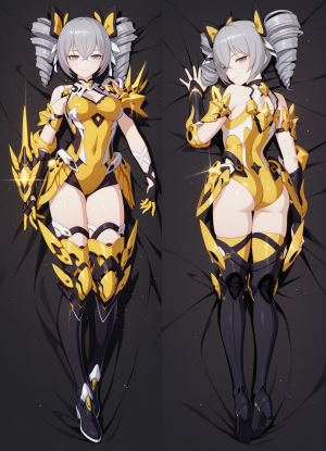 Дакимакура Броня Зайчик - Honkai Impact 3rd 