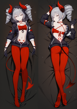 Дакимакура Броня Зайчик - Honkai Impact 3rd 