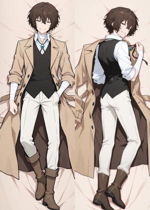 Дакимакура Osamu Dazai BSD