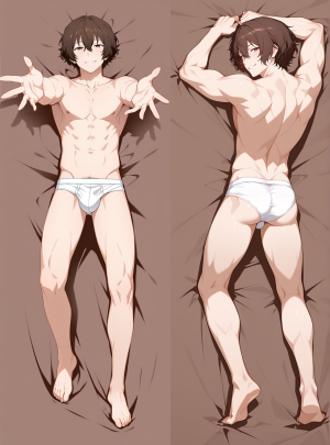 Дакимакура Osamu Dazai BSD