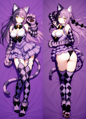 Дакимакура Чеширская кошка, Monster Girls Encyclopeia