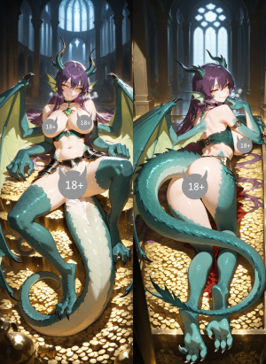 Дакимакура Дракон | Monster Girl Encyclopedia (MGE) 18+