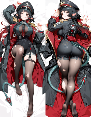 Дакимакура Джейн Доу | Warhammer 40K Commissar Uniform