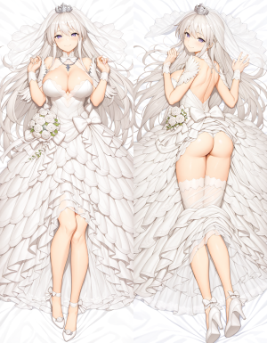 Дакимакура Enterprise - Azur Lane wedding dress