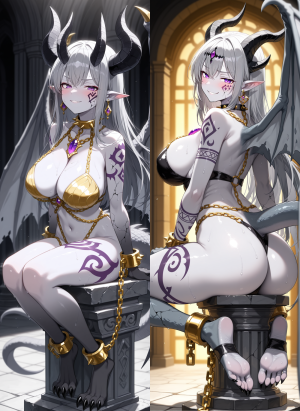 Дакимакура Горгулья | Monster Girl Encyclopedia (MGE)