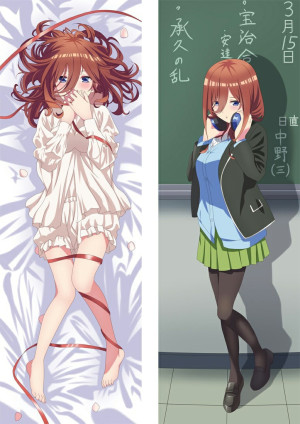 Дакимакура Miku Nakano 4