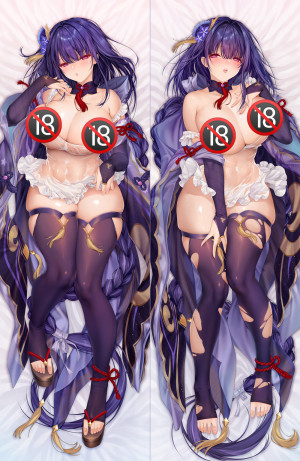 Дакимакура Raiden Райден Геншин 18+