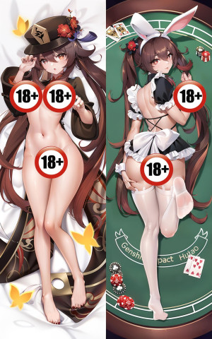 Дакимакура Hu Tao Genshin 18+
