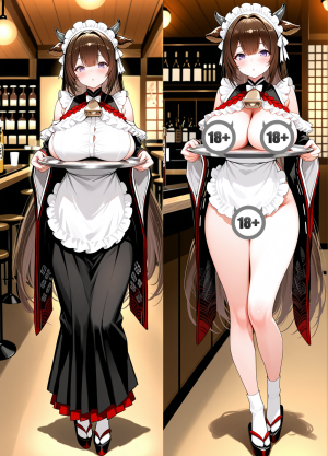 Дакимакура Kashino Azur Lane 18+