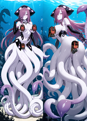Дакимакура Kraken | Monster Girl Encyclopedia (MGE) 18+