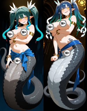 Дакимакура Медуза - Monster Girls Encyclopedia 18+