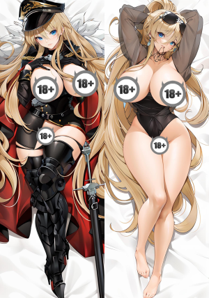 Дакимакура Бисмарк Azur Lane голая 18+