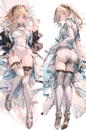 Дакимакура Nier Automata Commander White