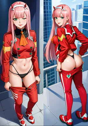 Дакимакура Darling in franx 02