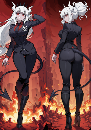 Дакимакура Helltaker Lucifer