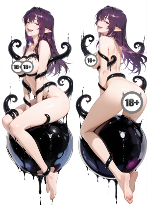 Дакимакура Тёмная Материя - Monster Girl Encyclopedia 18+