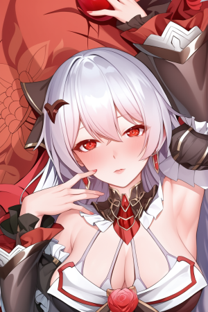 Дакимакура Honkai Impact 3rd Lunar Vow Crimson Love