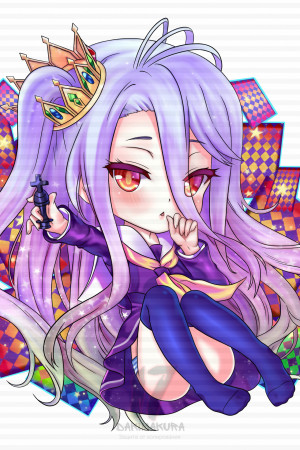 Чиби-подушка Shiro No Game No Life 2