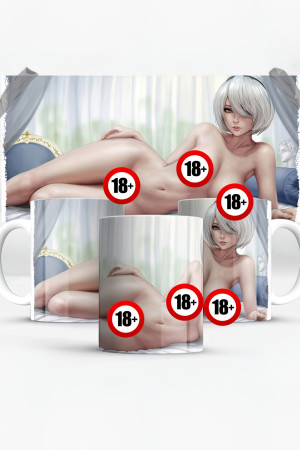 Кружка Nier Automata 2b 18+