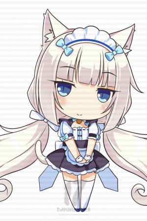 Чиби-подушка Vanilla Nekopara
