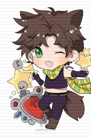 Чиби-подушка Joseph Joestar JoJo 2