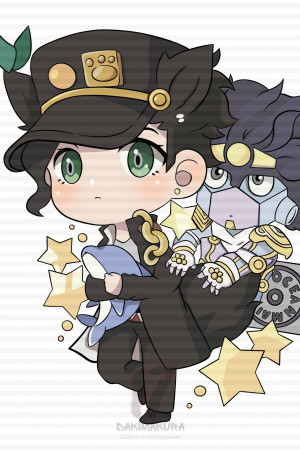 Чиби-подушка Kujo Jotaro JoJo 2