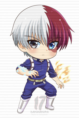 Чиби-подушка Shoto Todoroki My Hero Academia