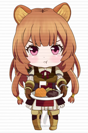 Чиби-подушка Raphtalia shield hero 3