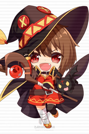 Чиби-подушка Megumin Konosuba