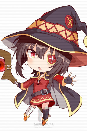 Чиби-подушка Megumin Konosuba 2