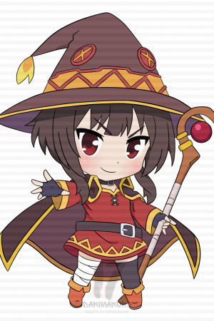 Чиби-подушка Megumin Konosuba 3