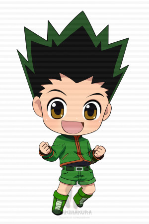 Чиби-подушка Gon Furikusu Hunter x Hunter