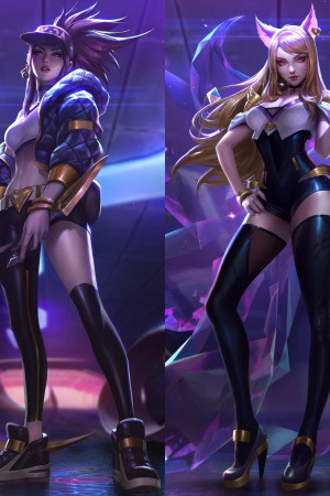 Дакимакура Ahri Akali League of Legends