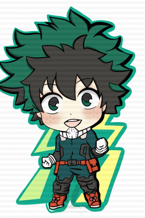 Чиби-подушка Izuku Midoriya My Hero Academia 4