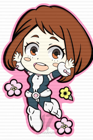 Чиби-подушка Ochako Uraraka My Hero Academia