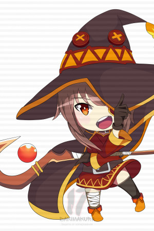 Чиби-подушка Megumin Konosuba 4