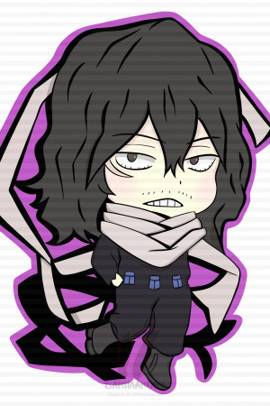 Чиби-подушка Aizawa Shota My Hero Academia