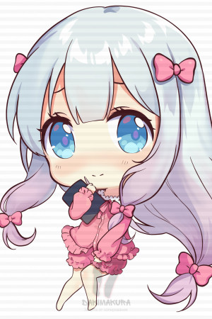 Чиби-подушка Sagiri Izumi Eromanga Sensei