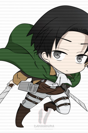 Чиби-подушка Levi Attack on Titan