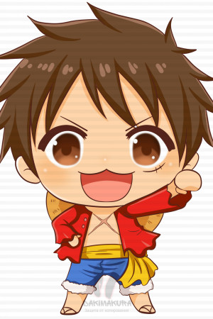 Чиби - подушка Luffy One Piece