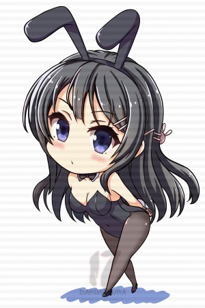 Чиби-подушка Sakurajima Mai 2