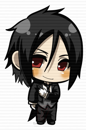 Чиби-подушка Sebastian Michaelis 1